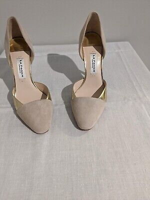 Woman's Suede Shoes 7 Nude Color New
