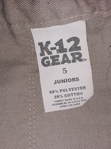 Girls School Uniform Skirt Size 5 K-12 Gear With 23