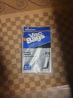 HomeCare Vacuum Cleaner Bags EUREKA UPRIGHT Style F & G, Singer SUB-1, Vip1020