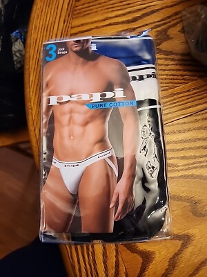 Papi Men's 3 Pack Cotton Jockstrap - 705910