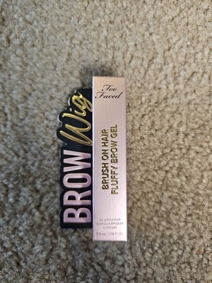 Too Faced Taupe Brow Wig Brush On Hair Fluffy Brow Gel NEW In Box $25