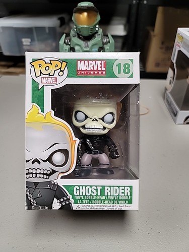 【希少品】Funko pop! 18  Ghost rider ゴーストライダー Funko Pop! Marvel Ghost Rider # 18 (Metallic) Exclusive 2013