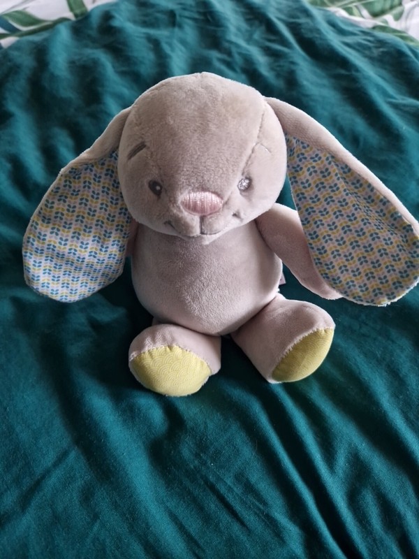 Doudou Lapin Ocean Terre Biotechnologie  - Collection Luc Et LÃ©A