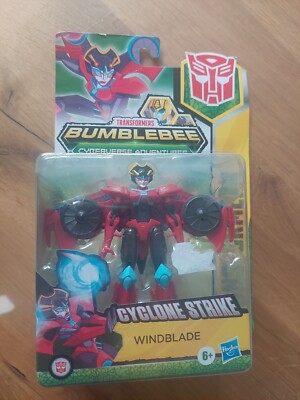 Transformers Bumblebee BCA Actionfigur CYCLONE STRIKE  WINDBLADE Warrior Klasse