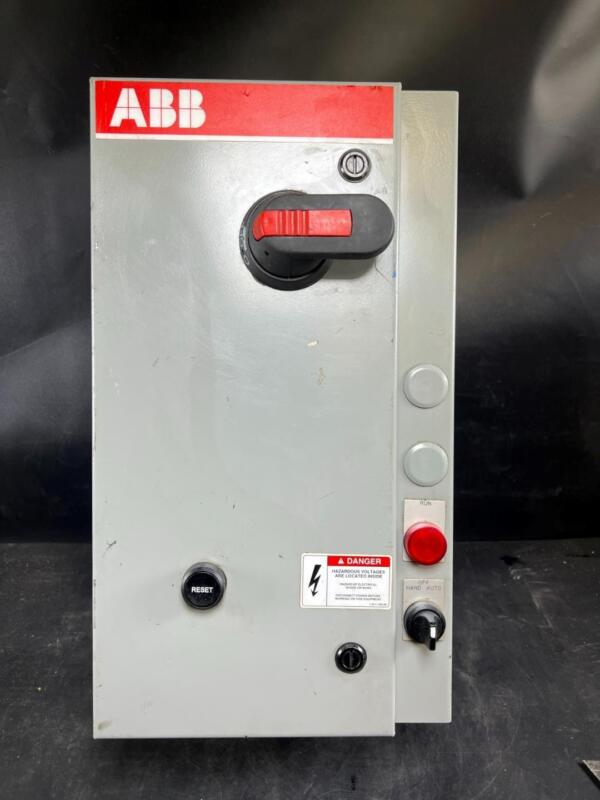 ABB J1N1-AKJ Control Box Safety Switch 50/60Hz ,3Ph, 0.75 HP/ 208V