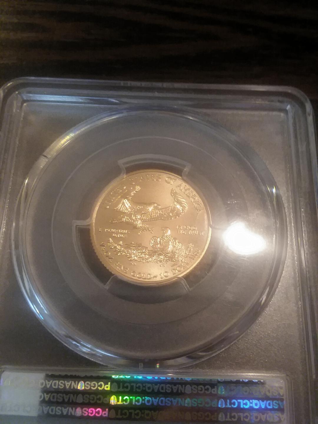 2017 $10 Gold Eagle 20th First Strike PCGS Graded MS 69 1/4 OZ  looks awesome