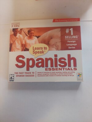 Learn To Speak Spanish Essentials The Learning Company PC CD-ROM