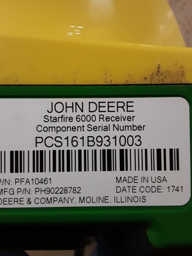 jd starfire 6000 gps receiver