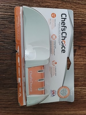 Chef's Choice Manual Knife Sharpener 4360 Daimond 3 Stage / Sharpen, Hone Polish