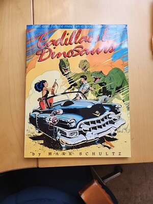 Cadillacs & Dinosaurs (1989) Mark Schultz Graphic Novel Softcover PERFECT Cond.