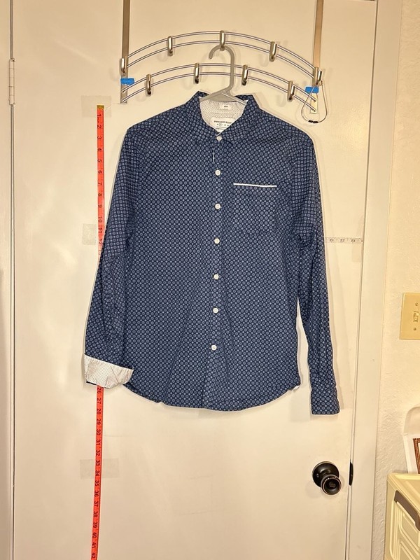 F: Paper Denim & Cloth Men's Slim Fit Stretch Long Sleeve Button Down Shirt