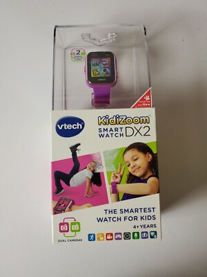 VTech KidiZoom Smartwatch DX2 Pink Smart Watch for Kids Camera Video Games NEW