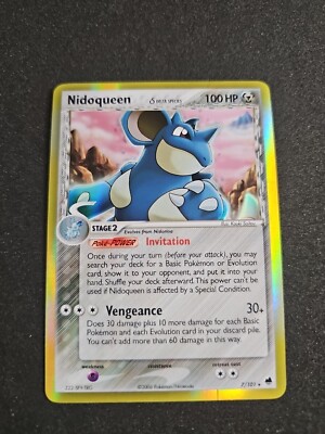 Pokemon - Nidoqueen 7/101 Ex Dragon Frontiers delta Species Holo Rare Near Mint