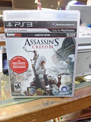 PS3 GAMESTOP EDITION ASSASSIN'S CREED 3