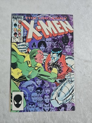 1985 Marvel Comics The Uncanny X-Men #191 1st Appearance Of Nimrod VF
