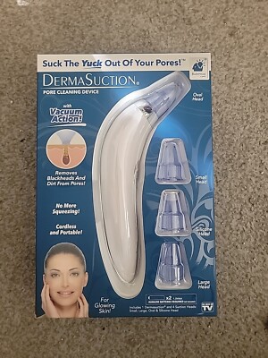 DermaSuction Pore/Blackhead Cleaning Device w/ 4 Heads