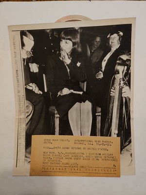 Vintage Photo GRETA GARBO 1938 HOLLYWOOD ACTRESS