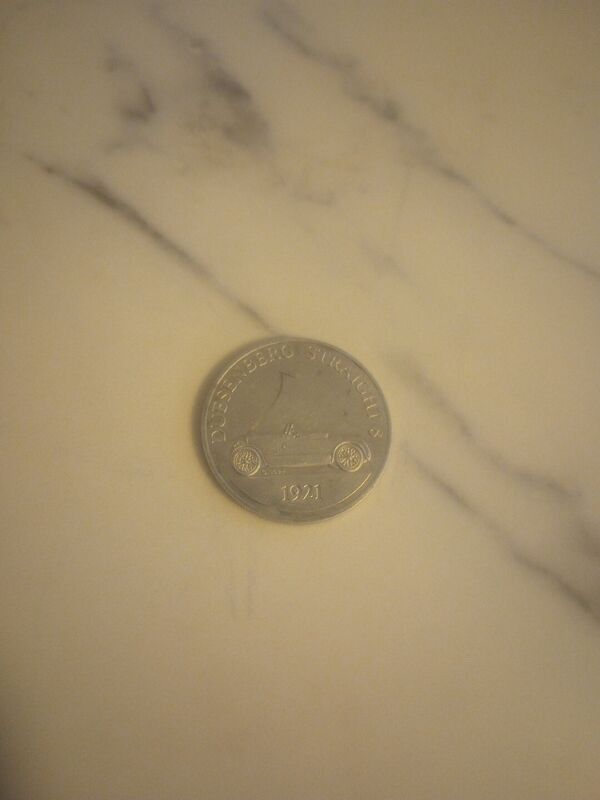 Duesenbery Straight 8 Coin