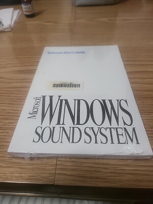 Microsoft Windows Sound System Software User's Guide COA