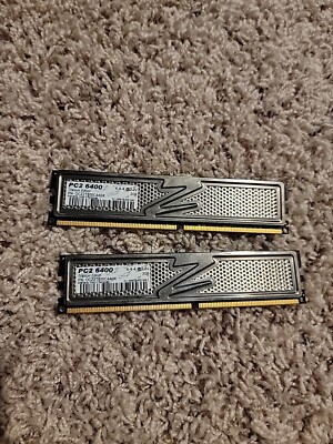 OCZ PC2 6400 Titanium Series Desktop Ram (2GB x 2) OCZ2T800C44GK UNTESTED
