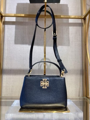 New, tory burch Britten micro satchel crossbody black 145357