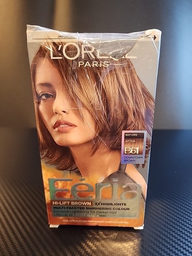 ÉCLAT Air color ダークブラウン 150g 2 pack) L'Oreal Paris Feria Shimmering Permanent Hair Color