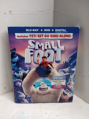 Smallfoot (Blu-Ray/DVD, 2018, 2-Disc Set) NEW Sealed