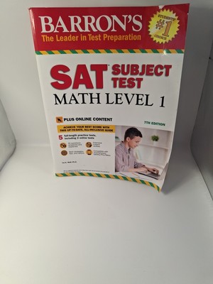 Barron's SAT Subject Test: Math Level 1, 7th Edition: With Bonus Onlin - GOOD