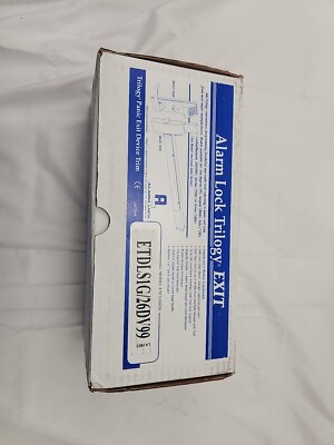 Alarm Lock Trilogy Exit Trim, Straight Lever For Von Duprin99 ETDL27S1G/26DV99