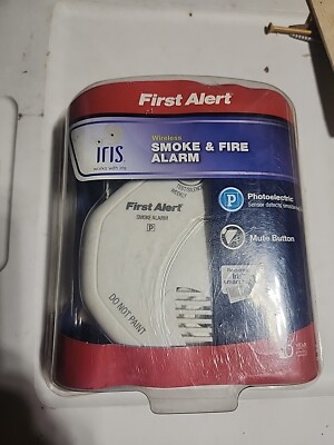 First Alert Wireless Smoke & Fire Alarm Works With Iris 2013 - NEW