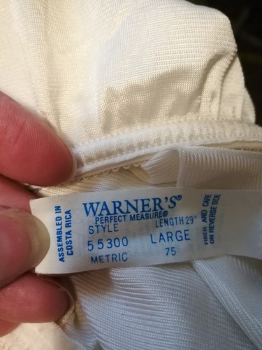 Ivory Midi Length Half Slip by Warners Size L