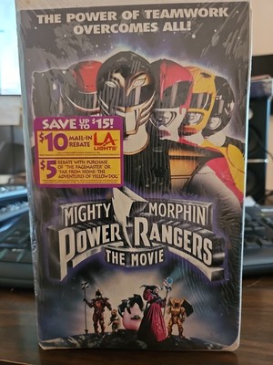 Mighty Morphin Power Rangers The Movie VHS SEALED Clamshell 1995 | CGC 9.2 B