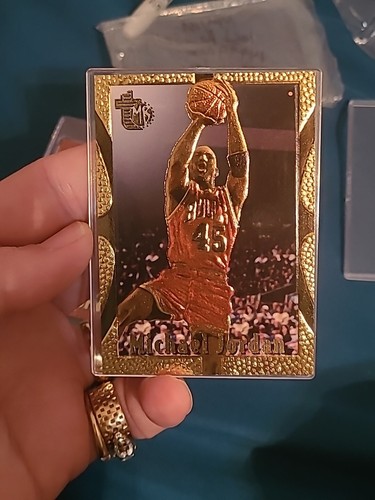 Michael Jordan PREMIUM 金箔サインカード 1994-95 Topps Embossed Michael Jordan Gold Idols Parallel