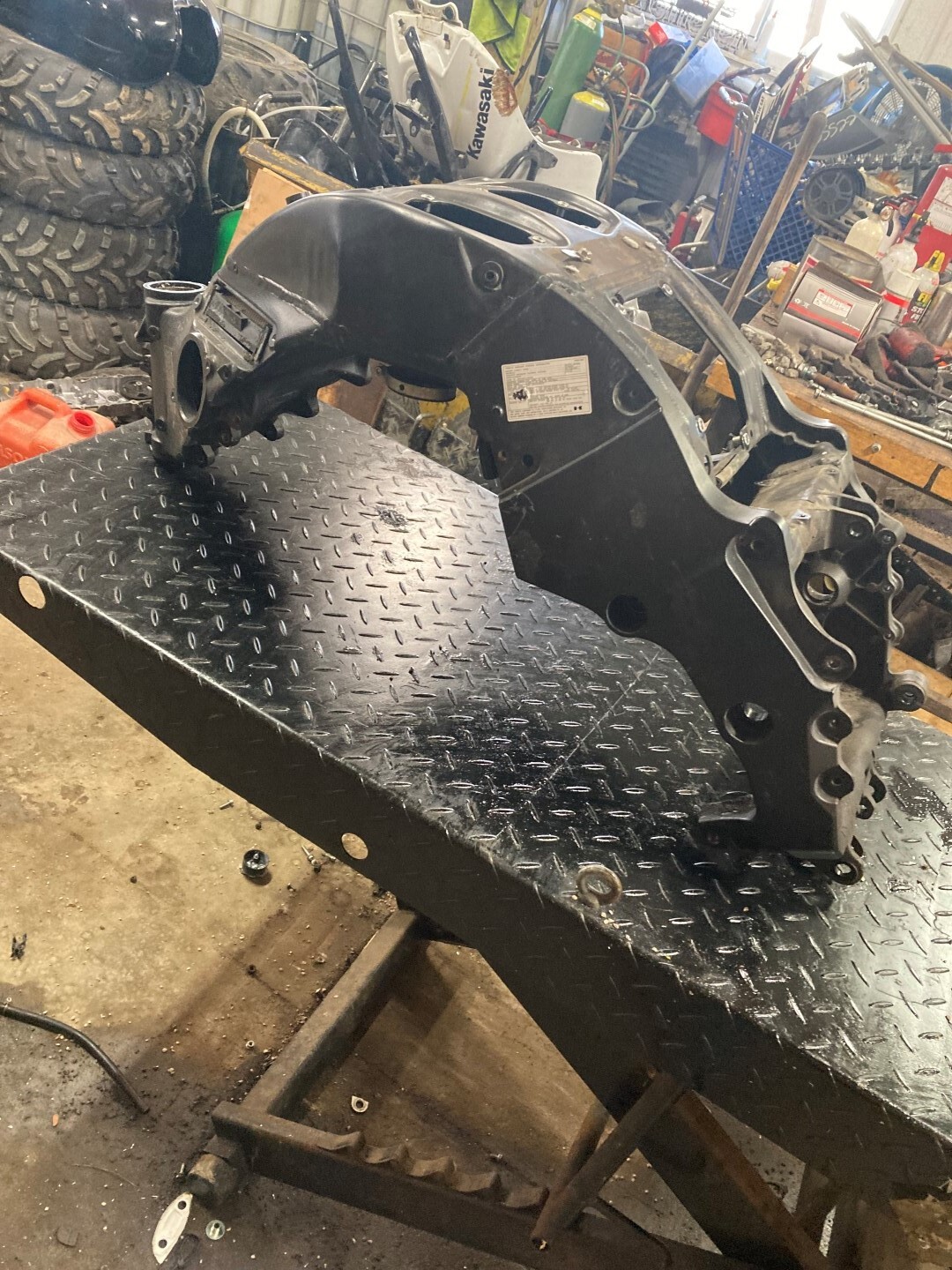 2007 Kawasaki ZX14 ZX 14 1400 ZX1400 Ninja Frame Chassis