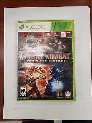 Mortal Kombat -- Complete Edition (Microsoft Xbox 360, 2012)