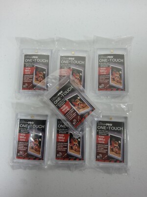 6 New Ultra Pro One-Touch Thick Card 180pt Point Magnetic Card Holder 