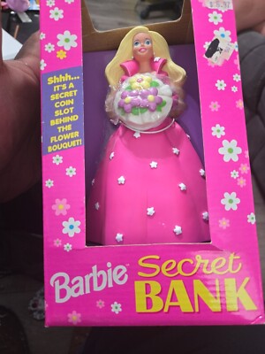 1993 NOTEWORTHY BARBIE DOLL SECRET BANK NEW IN BOX