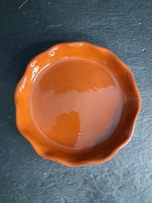 6.5'' Fluted Pie Dish Bortner Design  For Crate & Barrel
