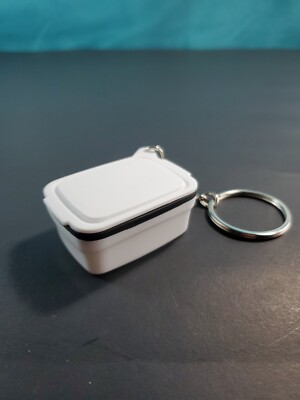 Tupperware Keychain Mini BreadSmart Smart Bread Box Travel Container Opens New!