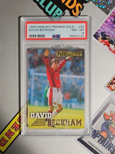 Merlin’s Premier Gold   Beckham　ベッカム Used 1996 Merlin's Premier Gold Beckham David Beckham Rookie