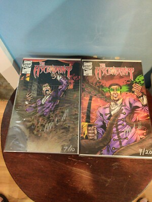 The Ascendant #1 & #2 Comics - Wayward Raven Hand Signed And Numbered NM+