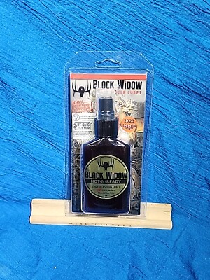 BLACK WIDOW DEER LURES HOT N READY DOE IN ESTRUS LURE 2022 SEASON BUCK IT WORKS