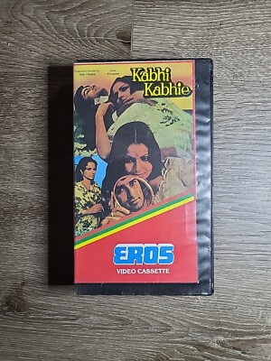 Kabhi Kabhie VHS BOLLYWOOD Movie Hindi Cinema INDIA English Subtitles Eros Clam