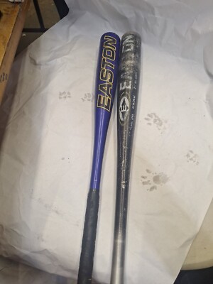 Easton Baseball Bats. 2. Youth 27 Inch Magnum & Powerbolt Aluminum See Photos. 