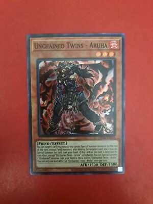 Unchained Twins Aruha Super Op24-en005 NM in hand yugioh