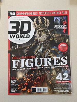3D World Hell-Raising Figures Issue 313 Magazine