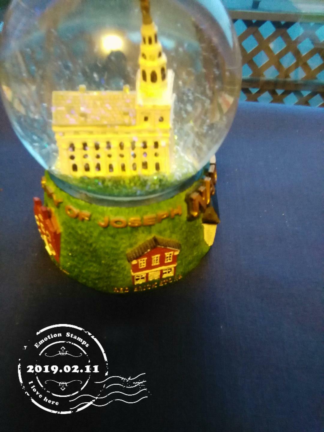 NAUVOO The Beautiful City of Joseph Snow Globe