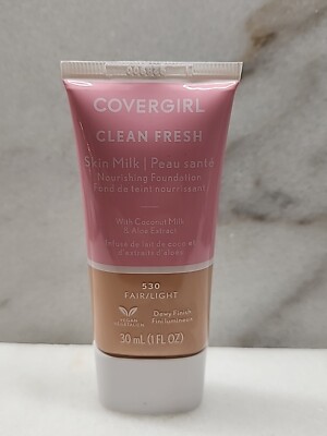 1 Covergirl, Clean Fresh Skin Milk Foundation, 530 Fair/Light