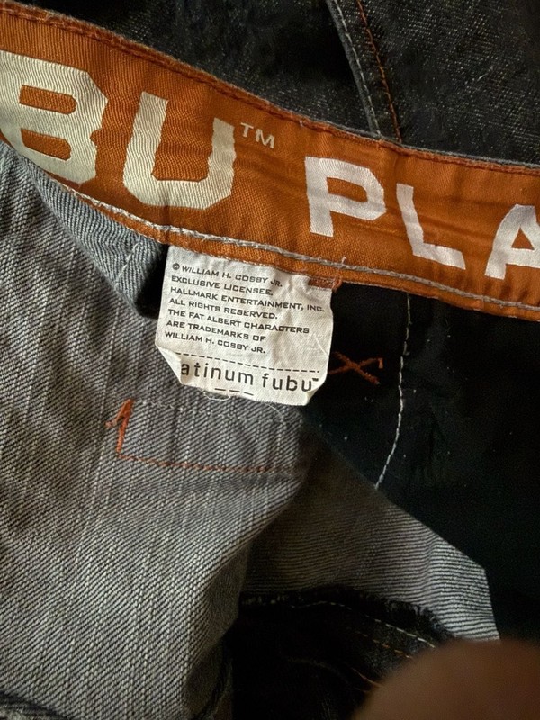 Vintage Platinum FUBU Fat Albert Baggy Denim Jeans W42 | eBay