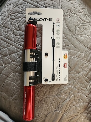 Lezyne Pocket Drive HV Pump Lite Grey 90psi max NEW